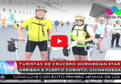 Turistas de crucero Norwegian Star arriban a Puerto Corinto, Chinandega