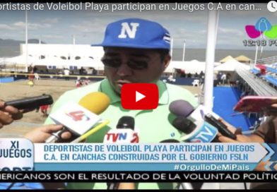 Deportistas de Voleibol Playa participan en Juegos C.A en canchas construidas por el Gobierno FSLN