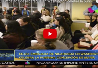 EE.UU: Embajada de Nicaragua en Washington celebra la purísima Concepción de María
