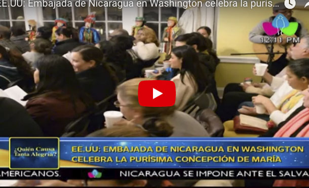 EE.UU: Embajada de Nicaragua en Washington celebra la purísima Concepción de María