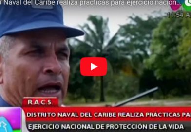 Distrito Naval del Caribe realiza prácticas para ejercicio nacional de protección de la vida