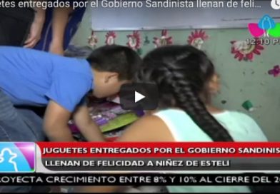 Juguetes entregados por el Gobierno Sandinista llenan de felicidad a niñez de Estelí