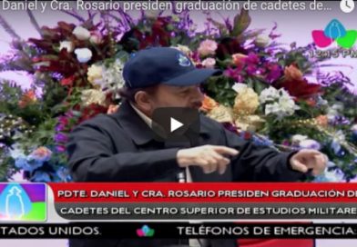 Pdte. Daniel y Cra. Rosario presiden graduación de cadetes del centro superior de estudios militares