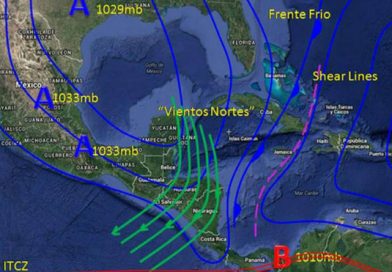 Frente frío deja al menos 4 muertos en Centroamérica
