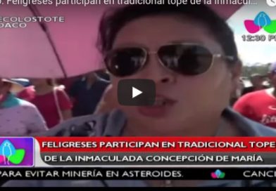 Boaco: Feligreses participan en tradicional tope de la Inmaculada Concepción de María