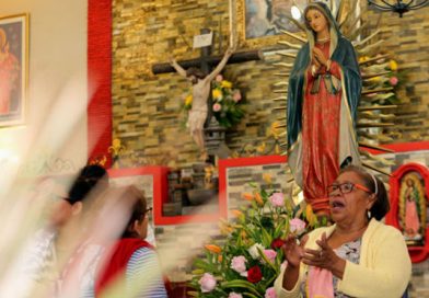Pobladores de Monseñor Lezcano celebran a la Virgen de Guadalupe