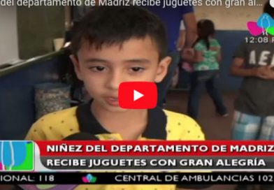 Niñez del departamento de Madriz recibe juguetes con gran alegría