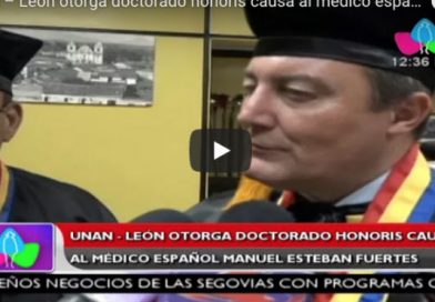 UNAN – León otorga doctorado honoris causa al médico español Manuel Estaban Fuertes