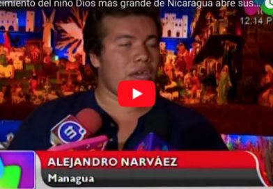 El nacimiento del niño Dios más grande de Nicaragua abre sus puertas a las familias