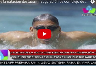 Atletas de la natación destacan inauguración de complejo de piscinas olímpicas Michele Richardson