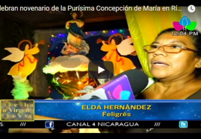 Celebran novenario de la Purísima Concepción de María en Río San Juan