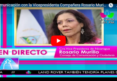 Comunicación con la Vicepresidenta Compañera Rosario Murillo, 07 de Diciembre 2017
