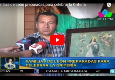 Familias de León preparadas para celebrar la Gritería