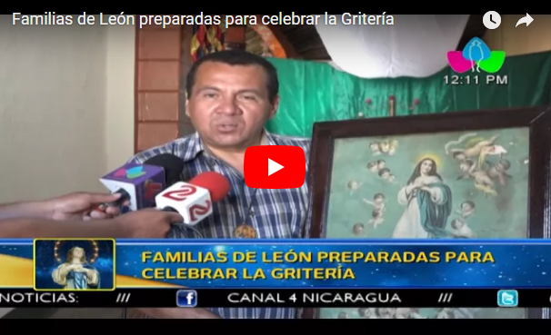 Familias de León preparadas para celebrar la Gritería