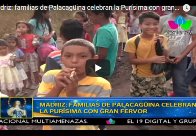 Madriz: familias de Palacagüina celebran la Purísima con gran fervor