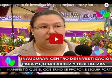 Inauguran centro de investigación para mejorar arroz y hortalizas