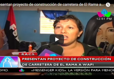 Presentan proyecto de construcción de carretera de El Rama a Wapi