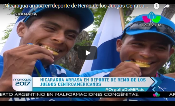 Nicaragua arrasa en deporte de Remo de los Juegos Centroamericanos