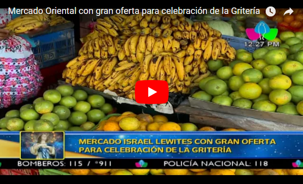 Mercado Oriental con gran oferta para celebración de la Gritería