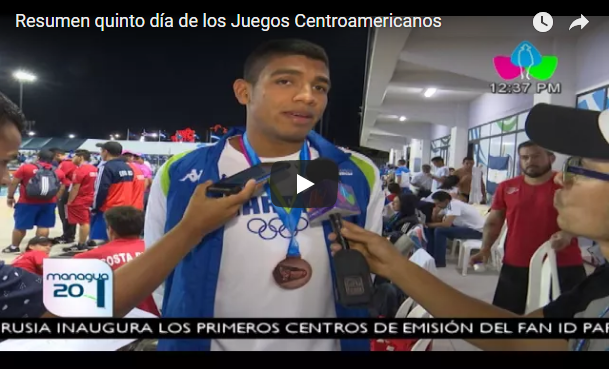 Resumen quinto día de los Juegos Centroamericanos