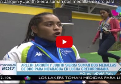 Arlen Jarquín y Judith Sierra suman dos medallas de oro para Nicaragua en lucha grecorromana