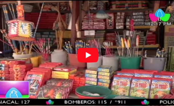 Madriz: Comerciantes de pólvora optimistas con ventas durante celebración de la purísima