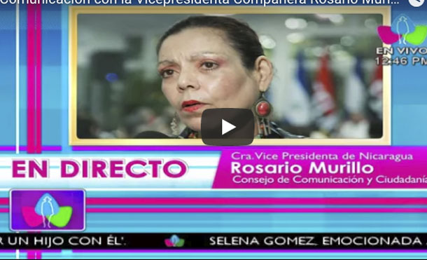 Comunicación con la Vicepresidenta Compañera Rosario Murillo, 04 de Diciembre 2017