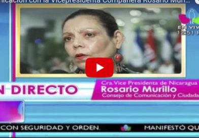 Comunicación con la Vicepresidenta Compañera Rosario Murillo, 05 de Diciembre 2017