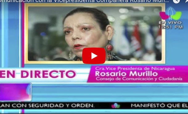 Comunicación con la Vicepresidenta Compañera Rosario Murillo, 05 de Diciembre 2017