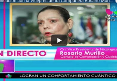 Comunicación con la Vicepresidenta Compañera Rosario Murillo, 06 de Diciembre 2017