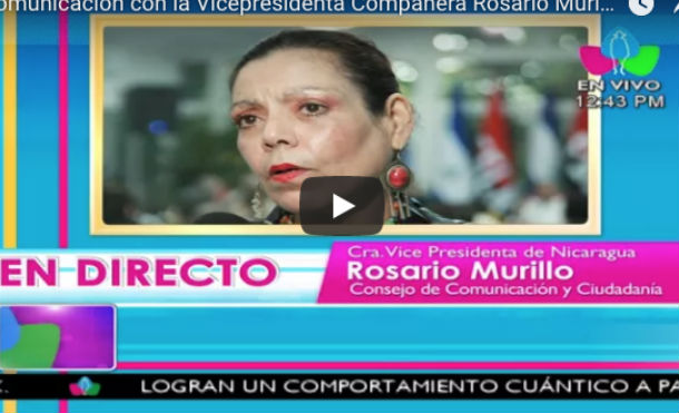 Comunicación con la Vicepresidenta Compañera Rosario Murillo, 06 de Diciembre 2017