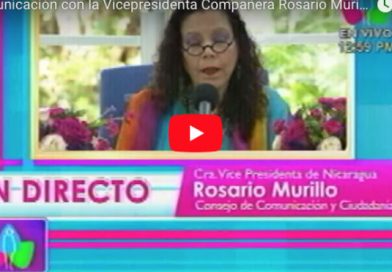 Comunicación con la Vicepresidenta Compañera Rosario Murillo, 15 de Diciembre 2017
