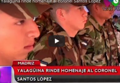 Madriz: Yalagüina rinde homenaje al coronel Santos López
