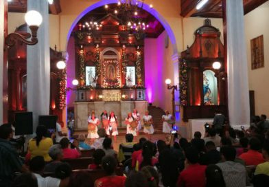 Pueblo católico chinandegano rinde homenaje a la Virgen de Guadalupe