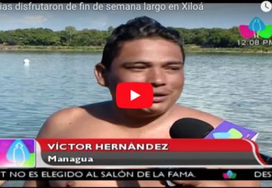 Familias disfrutaron de fin de semana largo en Xiloá
