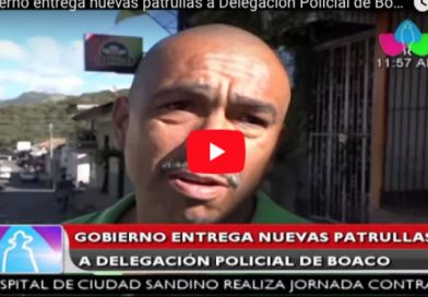 Gobierno entrega nuevas patrullas a Delegación Policial de Boaco