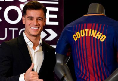 ¡Así fue la presentación de Coutinho con el Barça!