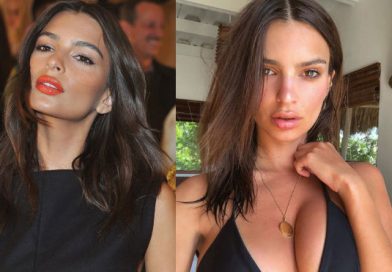 Emily Ratajkowski posa desnuda inspirada en “El nacimiento de Venus”