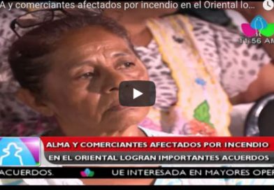 ALMA y comerciantes afectados por incendio en el Oriental logran importantes acuerdos