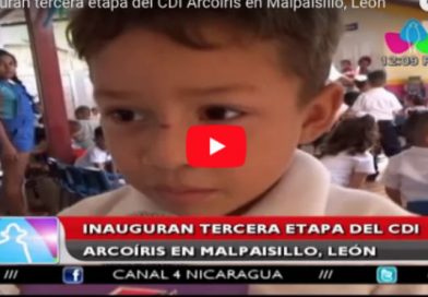 Inauguran tercera etapa del CDI Arcoíris en Malpaisillo, León