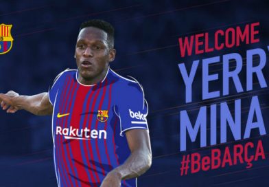 Barcelona hizo oficial el fichaje del colombiano Yerry Mina