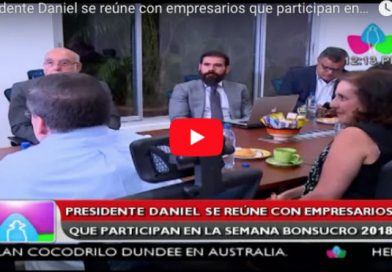 Presidente Daniel se reúne con empresarios que participan en la semana Bonsucro 2018