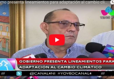 Gobierno presenta lineamientos para adaptación al cambio climático
