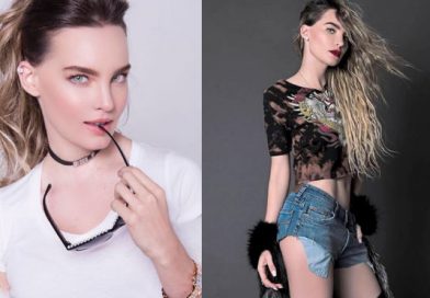 Belinda publica imagen semidesnuda con camiseta mojada y las redes sociales arden