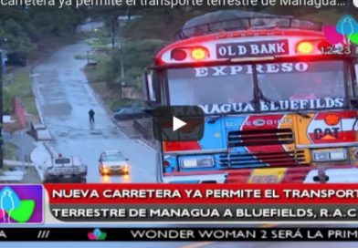 Nueva carretera ya permite el transporte terrestre de Managua a Bluefields, R.A.C.S