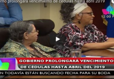 Gobierno prolongará vencimiento de cédulas hasta abril 2019