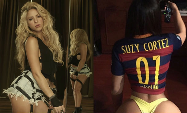 La chica de la mejor cola esta interesada en Piqué y pone en alerta a Shakira