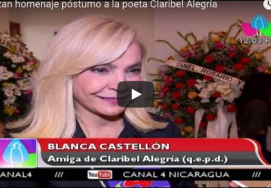 Realizan homenaje póstumo a la poeta Claribel Alegría