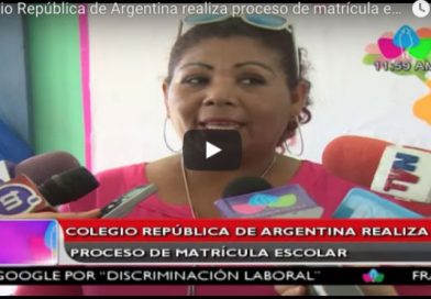 colegio argentinaColegio República de Argentina realiza proceso de matrícula escolar