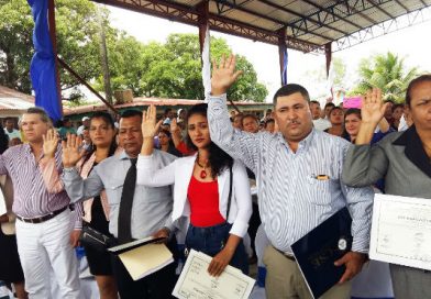 CSE juramenta las nuevas autoridades municipales del Caribe Norte
